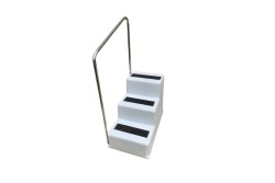 Dock Boarding Steps with Handrail - 3 Steps